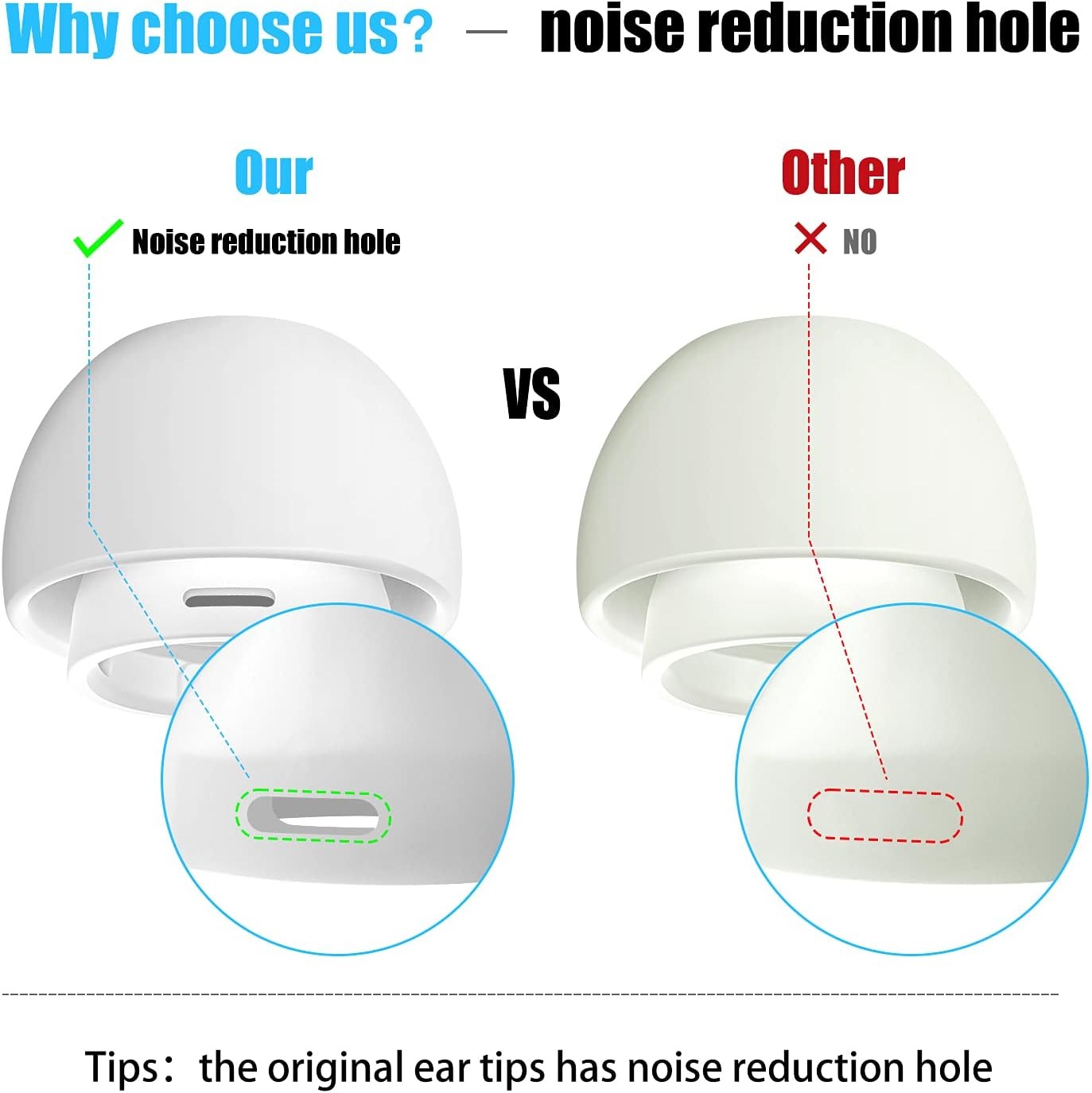 Silicone Ear Tips for AirPods  - Silicone Ear Tip Replacement 리뷰 및 가격