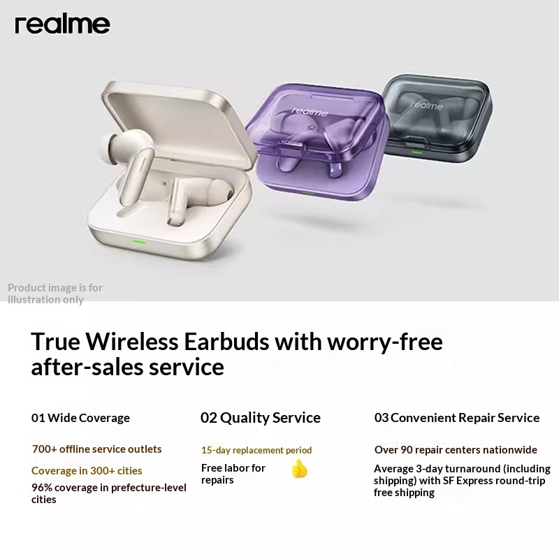 Original realme Buds Air 7 52d - Noise Cancelling Headphone 리뷰 및 가격