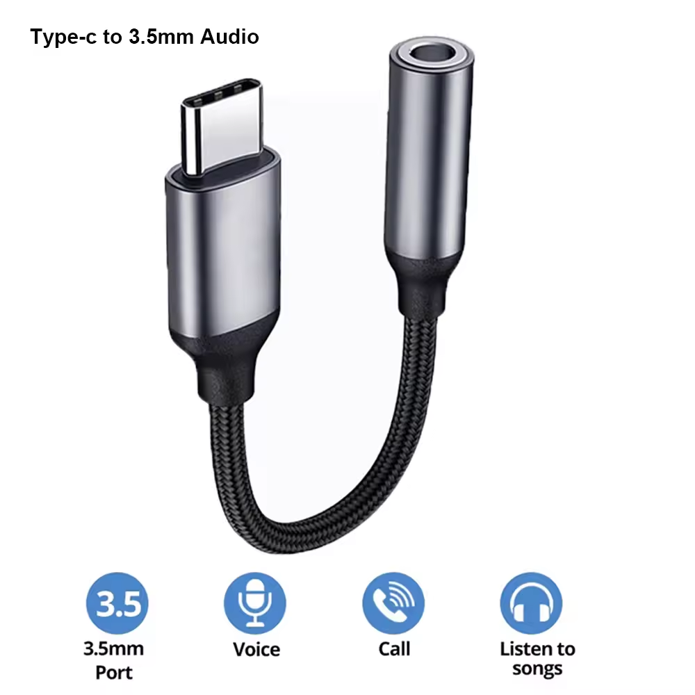USB C 3.5mm Audio Adapter USB  - Audiophile Headphone Wired 리뷰 및 가격