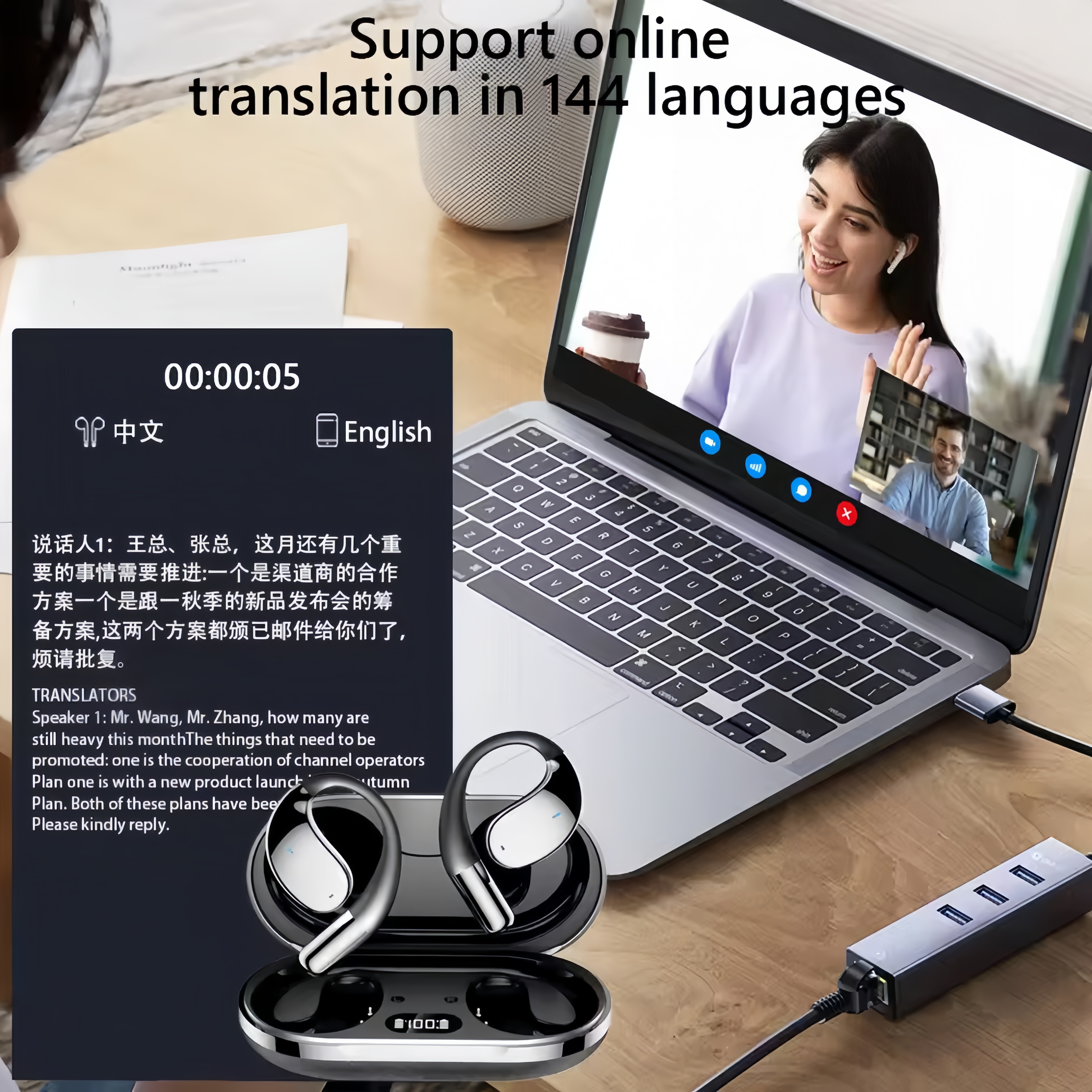 2026 New AI Translation Earbud - Noise Cancelling Headphone 리뷰 및 가격