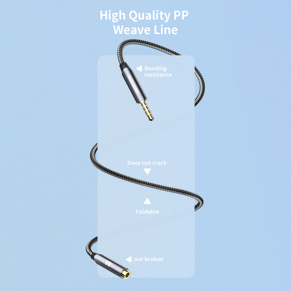 ESSAGER Headphone Extension Ca - Earphone Splitter Jack 리뷰 및 가격