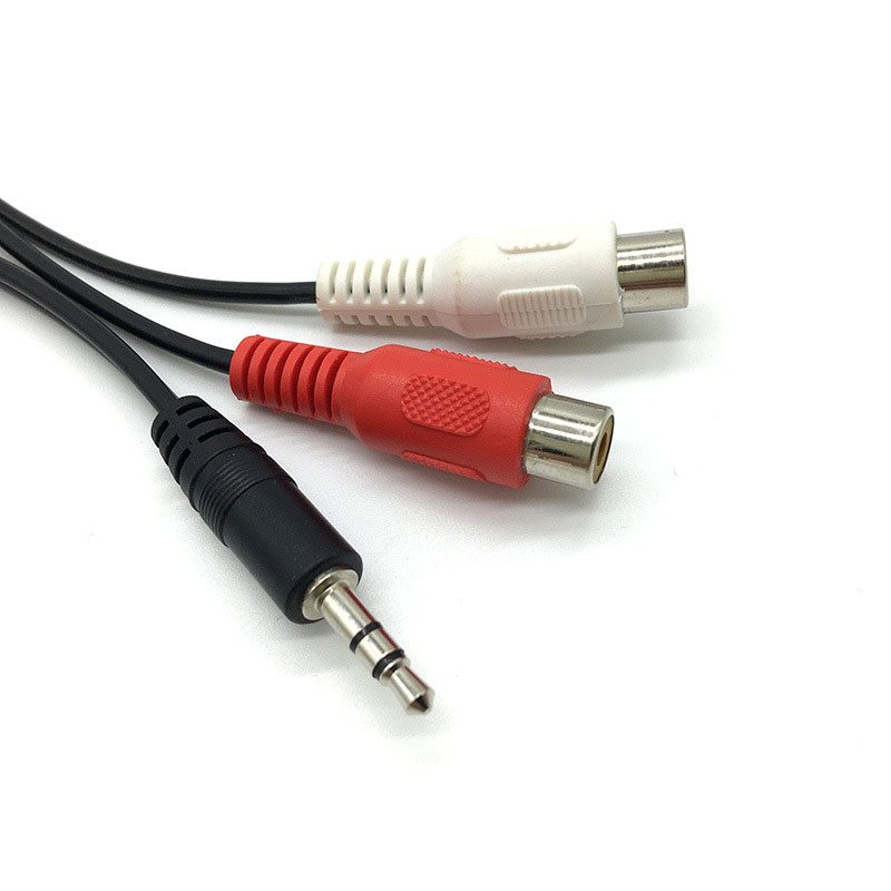 3.5 Jack Male to 2RCA 2AV Fema - Earphone Splitter Jack 리뷰 및 가격