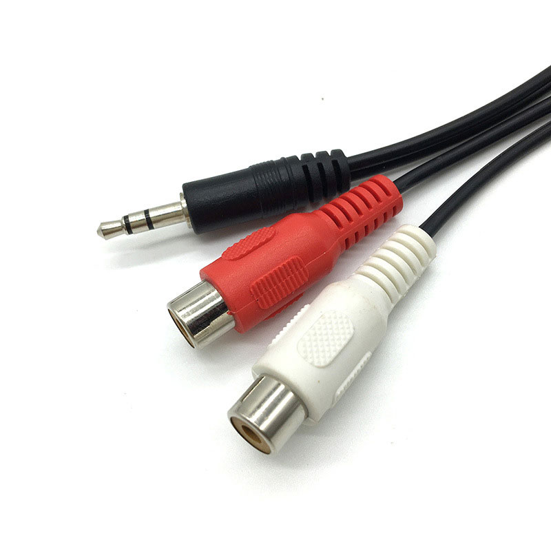 3.5 Jack Male to 2RCA 2AV Fema - Earphone Splitter Jack 리뷰 및 가격