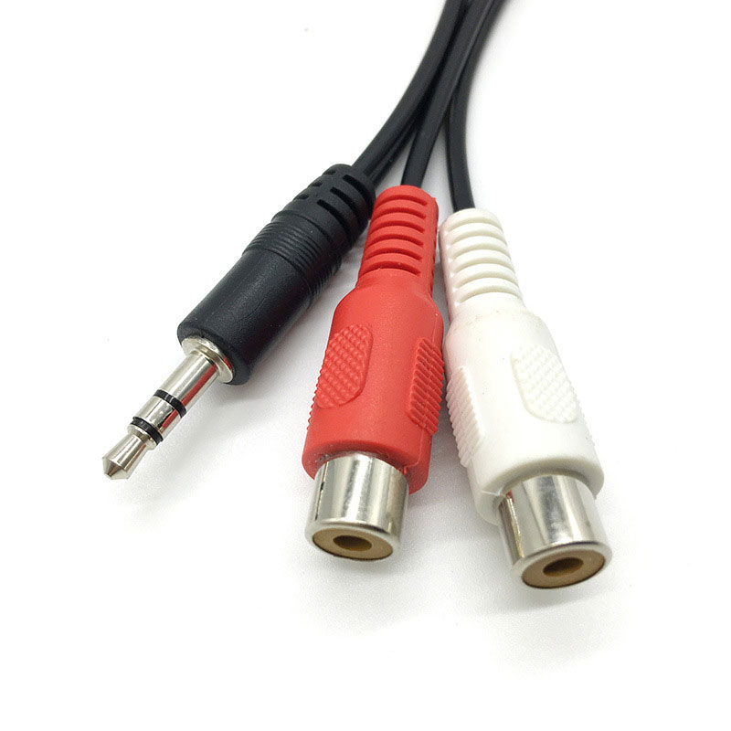 3.5 Jack Male to 2RCA 2AV Fema - Earphone Splitter Jack 리뷰 및 가격