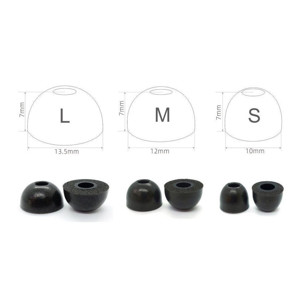 2pcs Replacement Earbuds Tips  - Earphone Foam Tip 리뷰 및 가격
