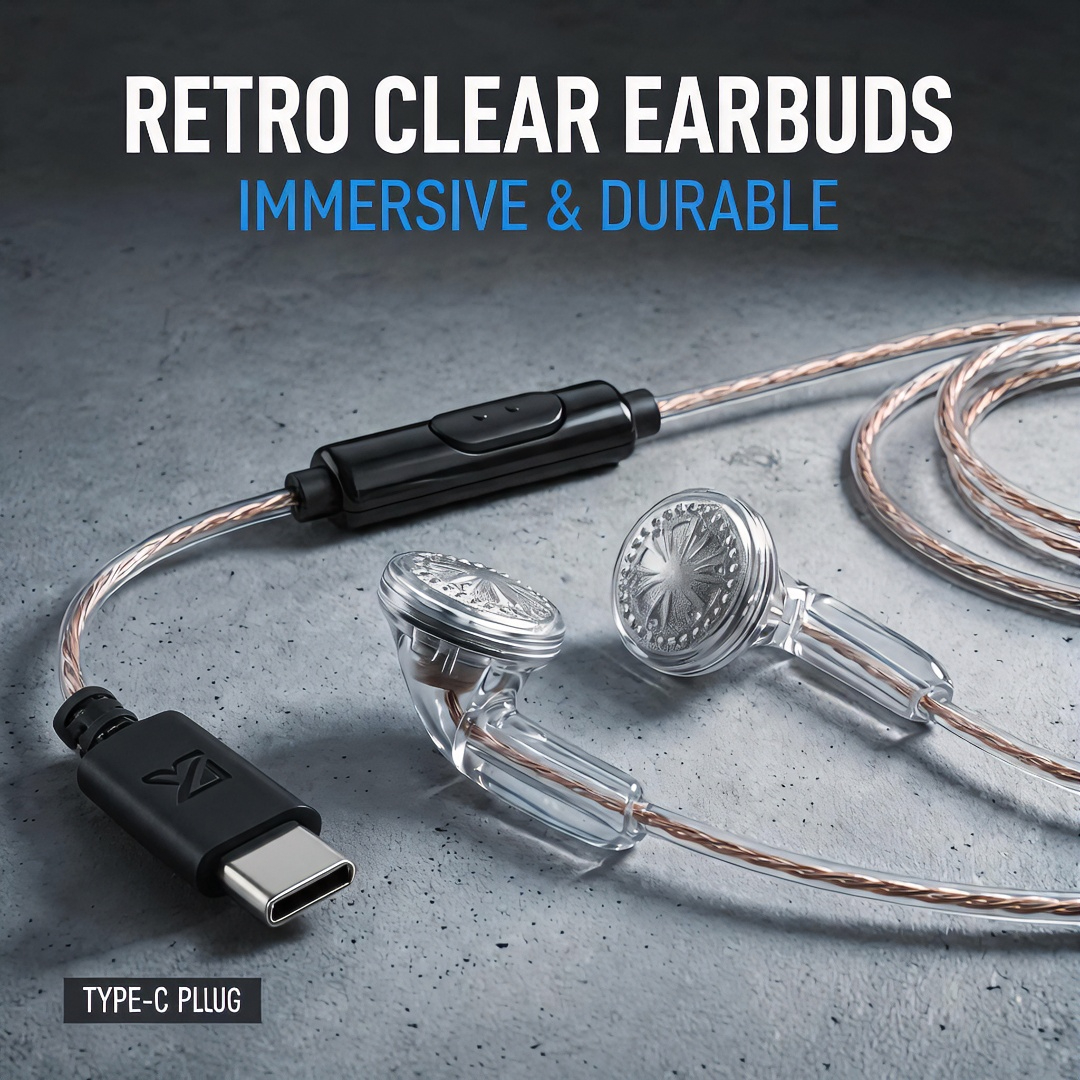 Type-C Wired Earbuds Retro Loo - Wired Earphone Mic 리뷰 및 가격